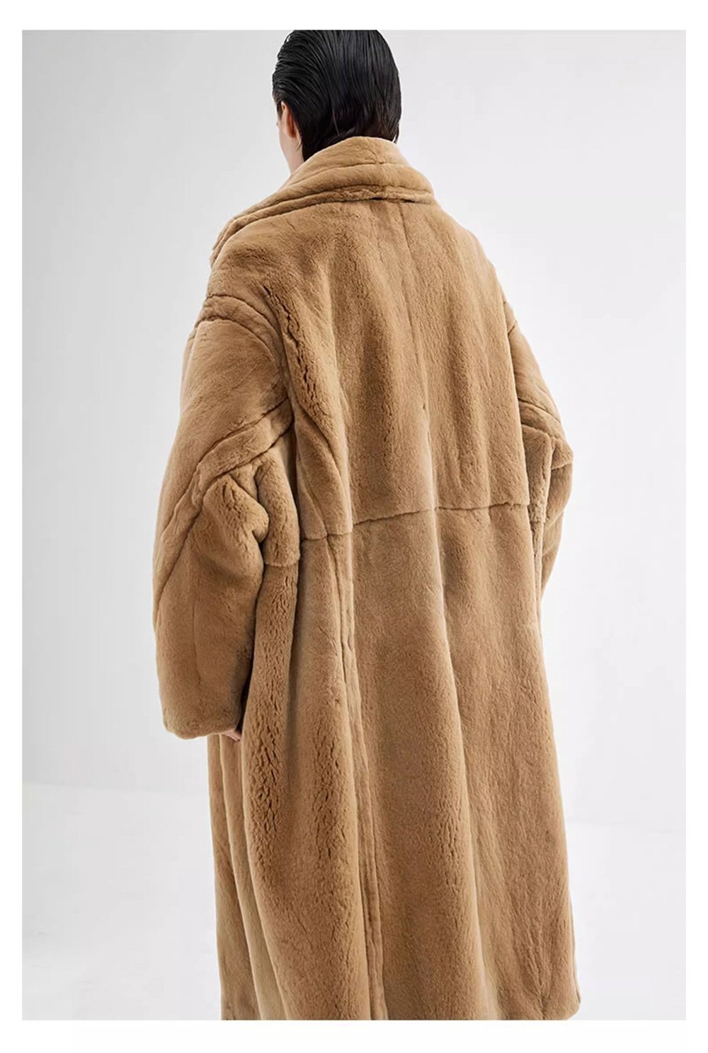 2025 new imported full pelt mink fur coat for women — loose fit long luxury fur outerwear