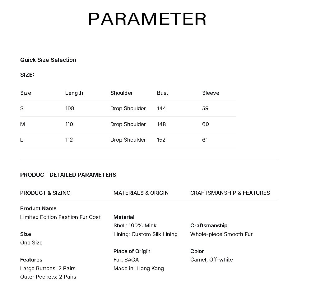 2025 new imported full pelt mink fur coat for women — loose fit long luxury fur outerwear