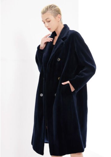 original imported full pelt mink fur coat for women — over knee long style, new season fur outerwear