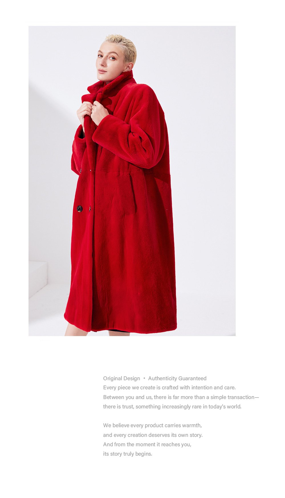 original imported full pelt mink fur coat for women — over knee long style, new season fur outerwear