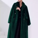 women’s luxury mink fur coat – thickened winter 2025 collection, long sleeve light luxury fashion