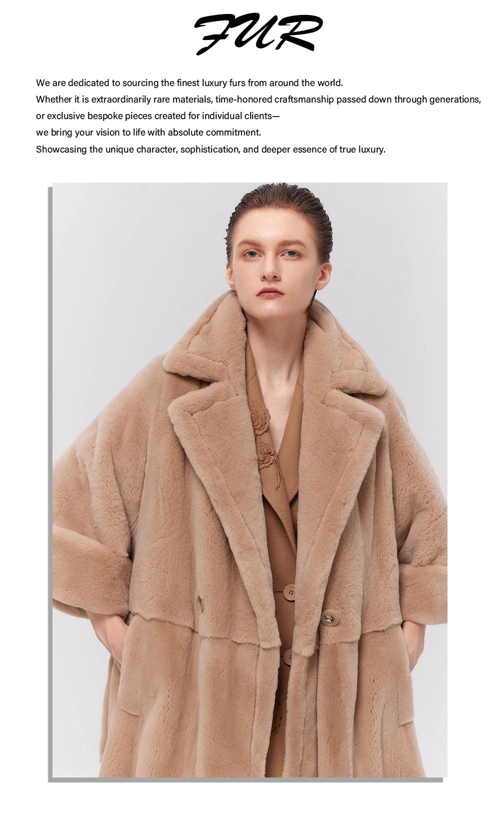 women’s winter new premium velvet mink fur coat