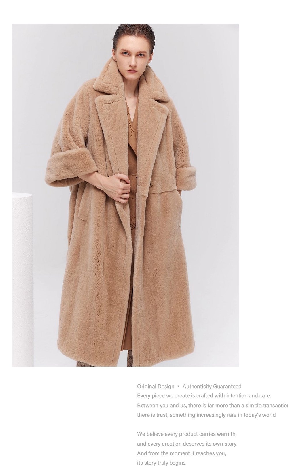 women’s winter new premium velvet mink fur coat