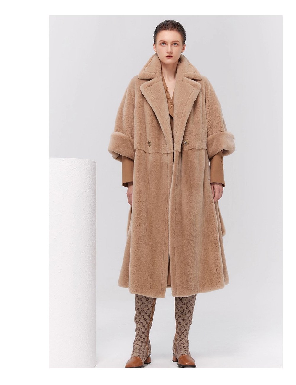 women’s winter new premium velvet mink fur coat