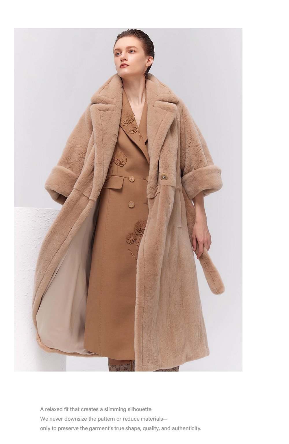 women’s winter new premium velvet mink fur coat