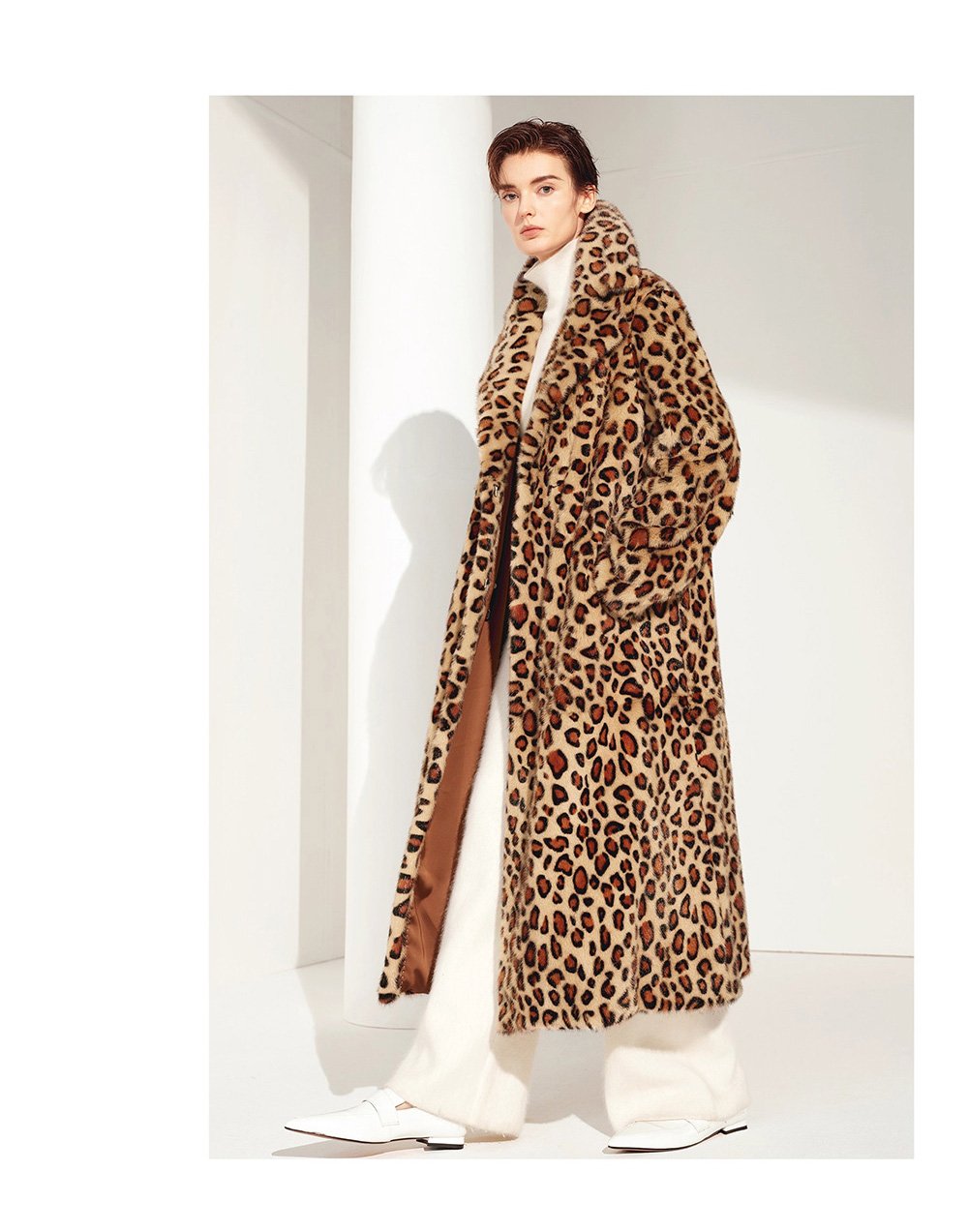 original “leopard print trend” imported mink fur coat for women — fashion hooded mink, 2025 new arrival